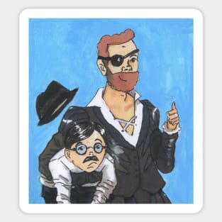 Fernando Pessoa and Camões - Literature Bros Sticker